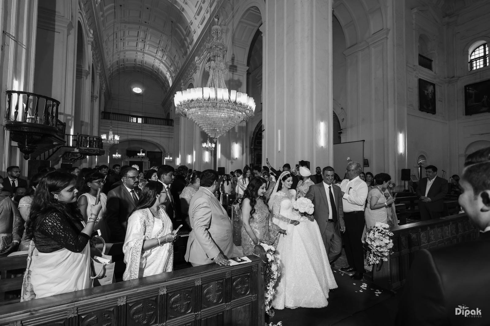 Rahul Chahat Christian Wedding