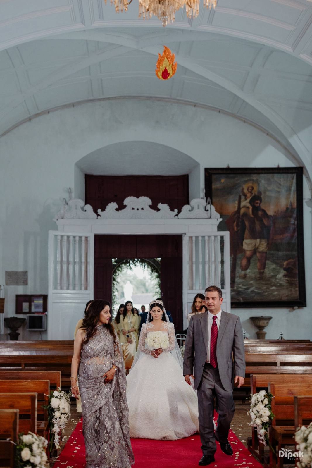 Rahul Chahat Christian Wedding