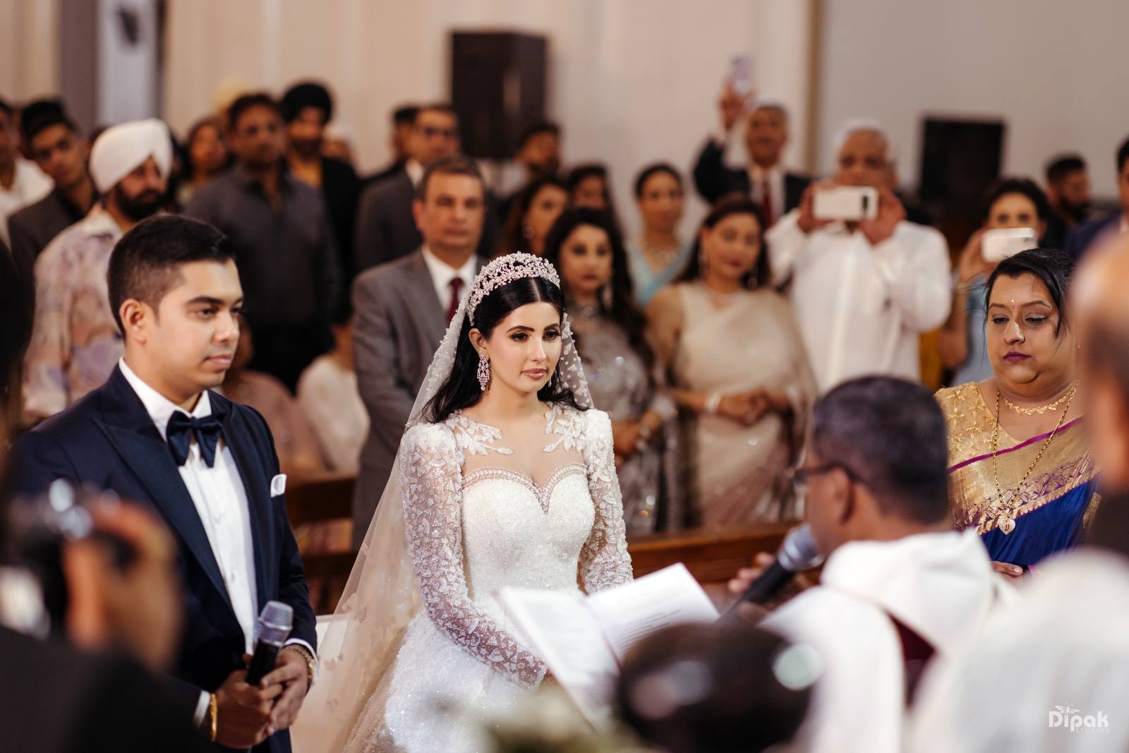 Rahul Chahat Christian Wedding