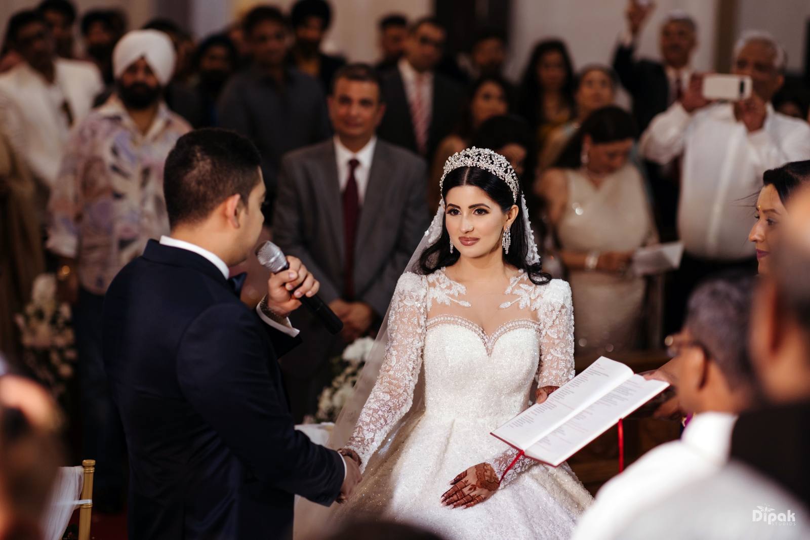 Rahul Chahat Christian Wedding