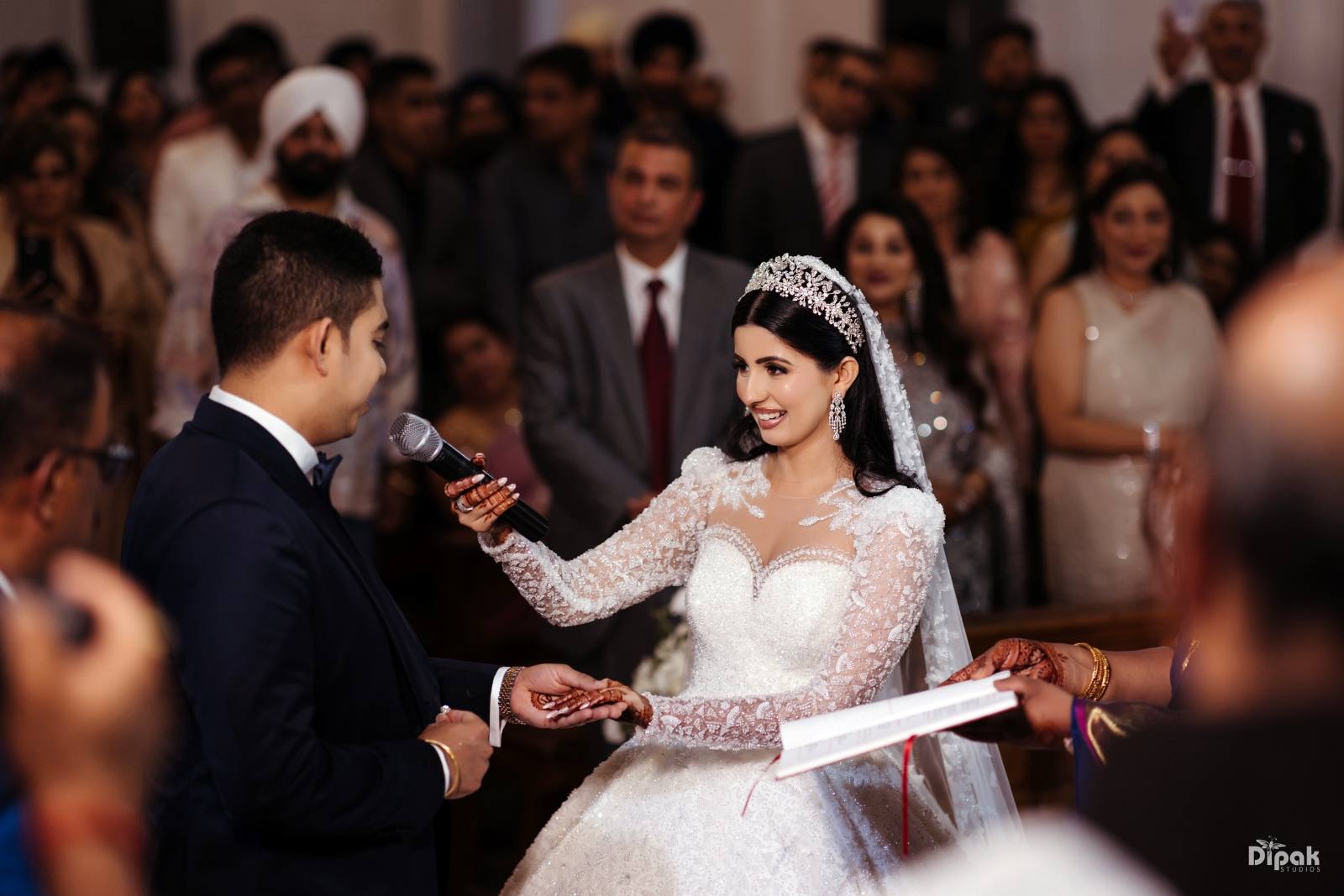 Rahul Chahat Christian Wedding