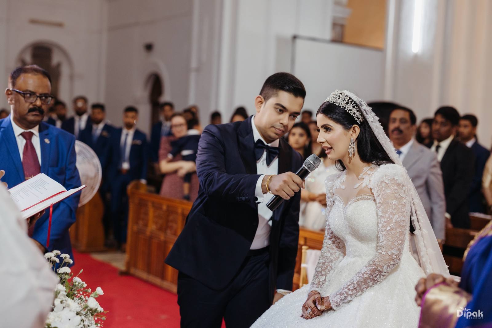 Rahul Chahat Christian Wedding