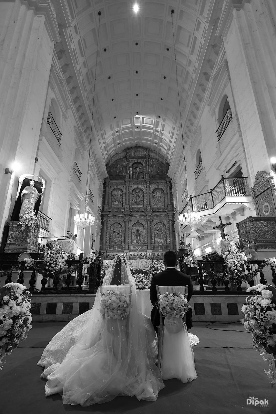 Rahul Chahat Christian Wedding